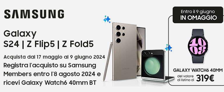 Samsung ti regala uno smartwatch Samsung ti regala uno smartwatch